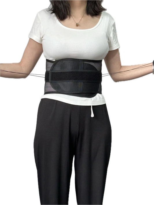 Lumbar Disc Support, Compression Rope Support, Lumbar Support, Men'S and Women'S Breathable Mesh Waist Protection, Adult Gift
